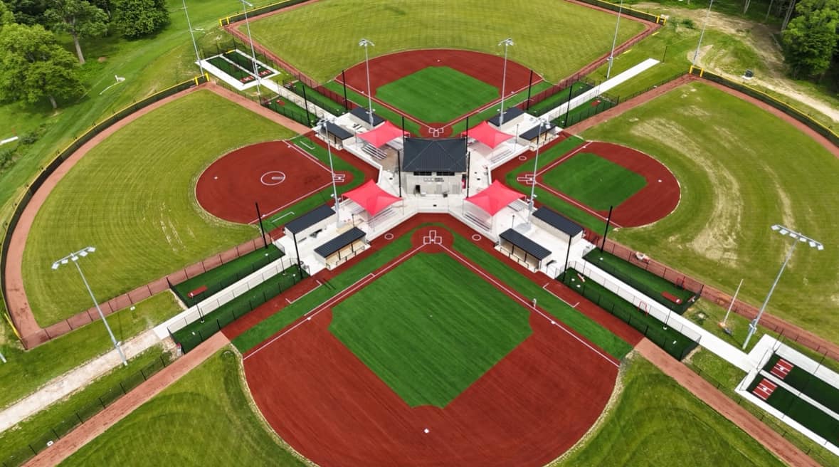 Areal view Hurricane Bridge Park