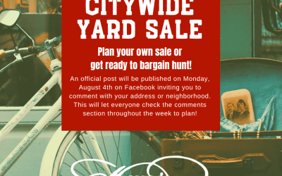 Citywide Yard Sale — August 9, 2025